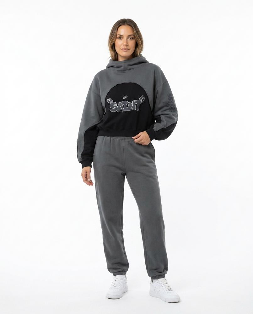 Nord Wear - Nezad | Two-Tone Cropped Hoodie Unisex
