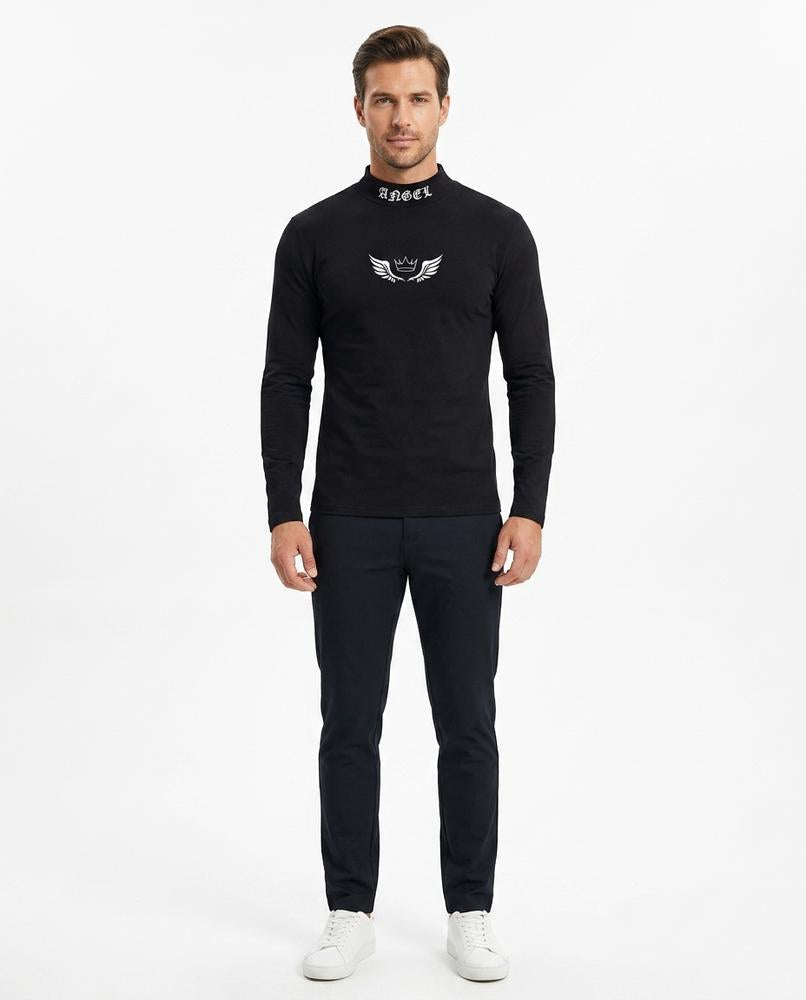 Nord Wear - Dohil | Slim Fit Graphic Turtleneck Sweater Men