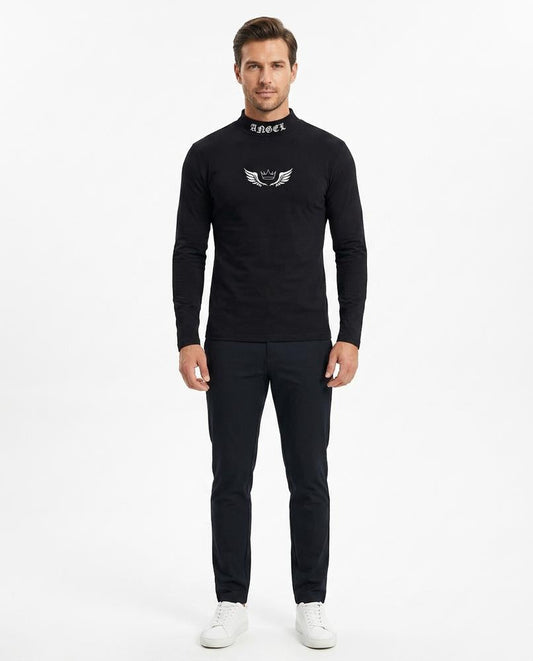 Nord Wear - Dohil | Slim Fit Graphic Turtleneck Sweater Men