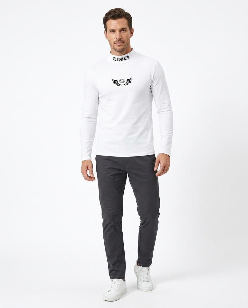 Nord Wear - Dohil | Slim Fit Graphic Turtleneck Sweater Men