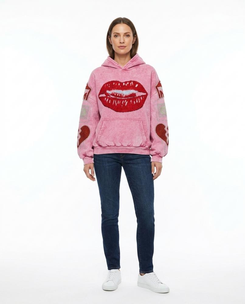Nord Wear - Vipan | Washed Sequined Hoodie Women