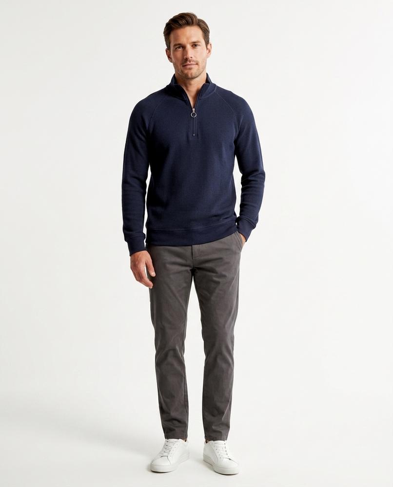Nord Wear - Dahol | Half-Zip Waffle-Knit Sweater Men