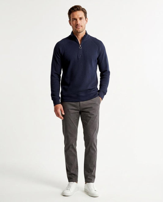 Nord Wear - Dahol | Half-Zip Waffle-Knit Sweater Men