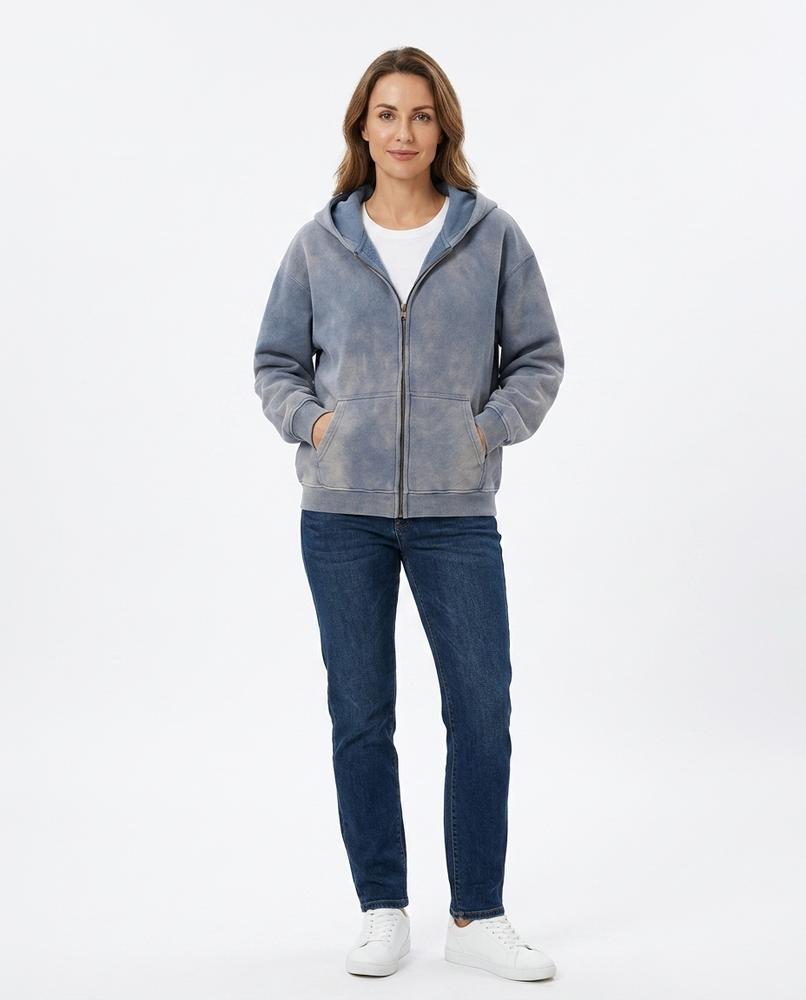 Nord Wear - Lebas | Washed Zip-Up Hoodie Men