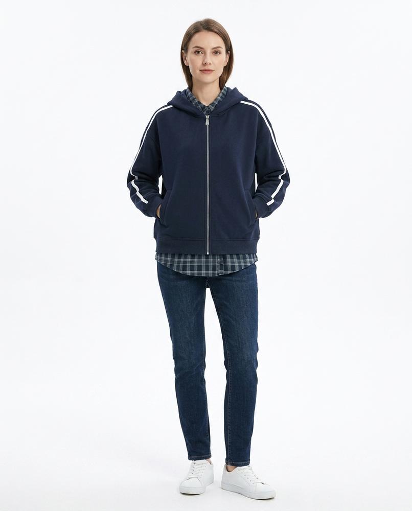 Nord Wear - Yewen | Zip-Up Striped Hoodie Women