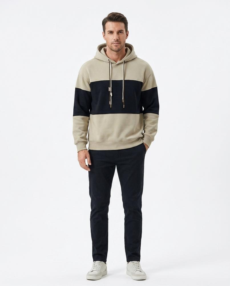 Nord Wear - Cifid | Color-Block Relaxed-Fit Hoodie Men