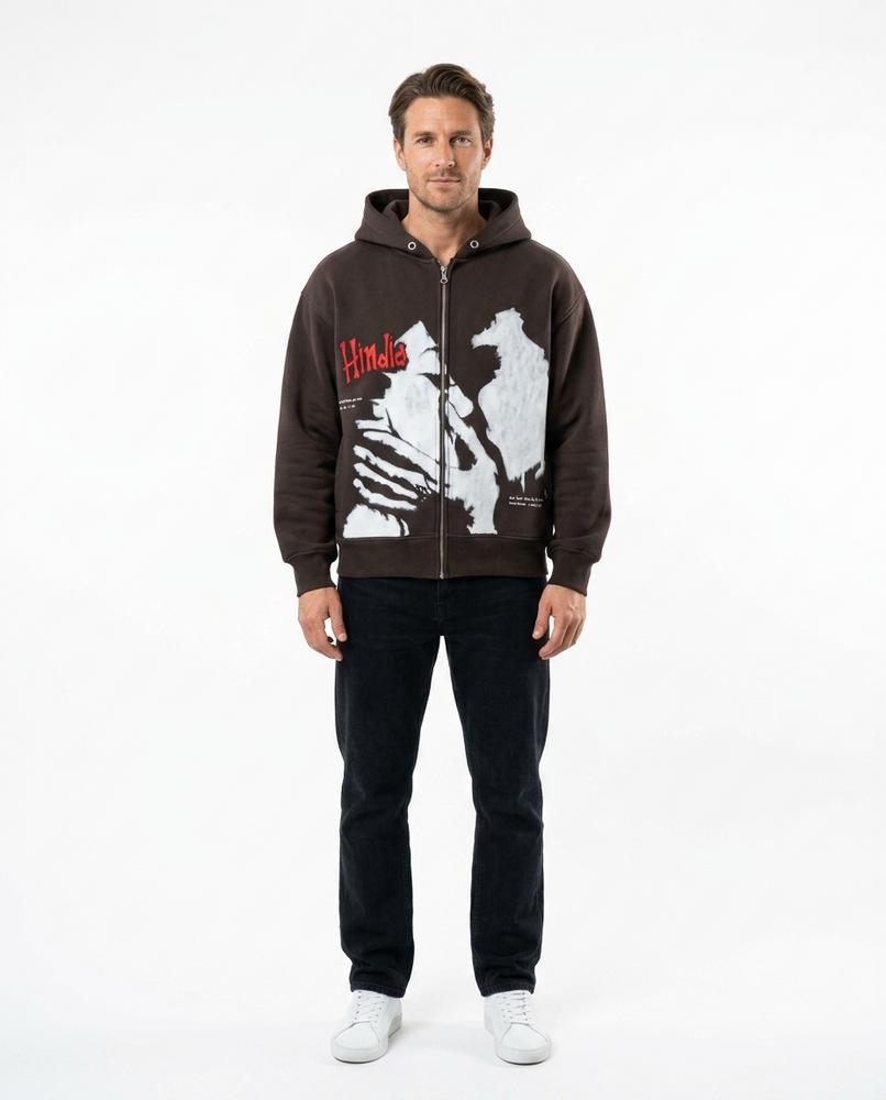 Nord Wear - Kumar | Zip-Up Graphic Hoodie Men