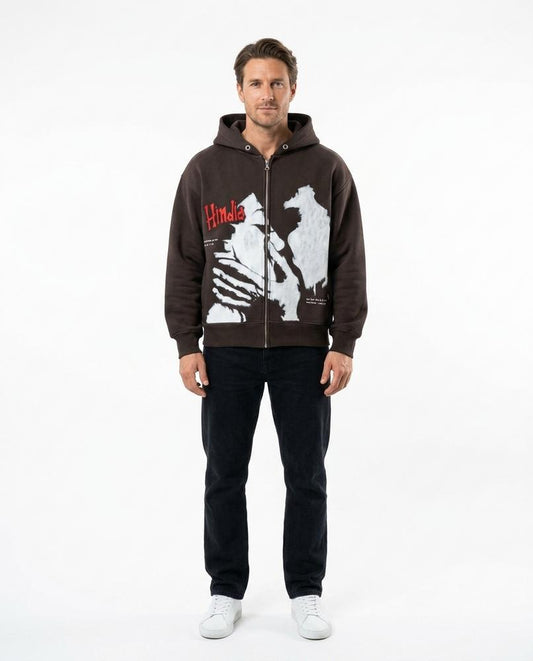 Nord Wear - Kumar | Zip-Up Graphic Hoodie Men