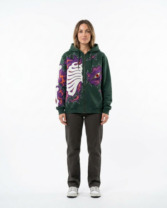 Nord Wear - Coniv | Full-Zip Embroidered Hoodie Unisex
