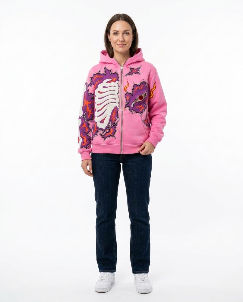 Nord Wear - Coniv | Full-Zip Embroidered Hoodie Unisex
