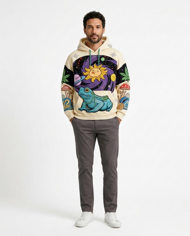 Nord Wear - Tihad | Embroidered Graphic Hoodie Unisex