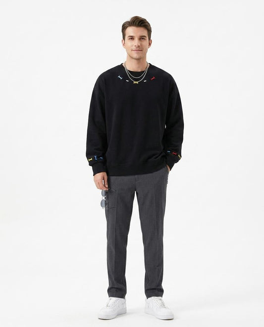 Nord Wear - Aurur | Embroidered Crewneck Sweatshirt Men