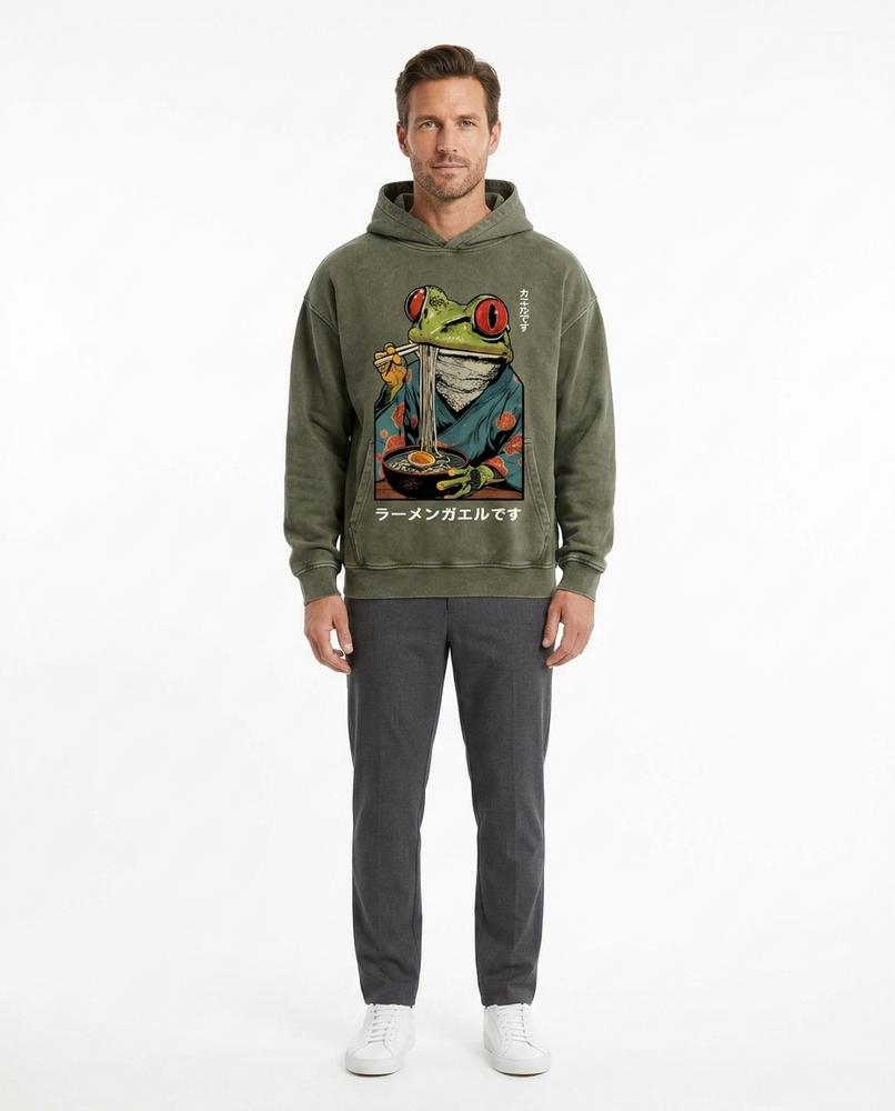 Nord Wear - Lidik | Printed Washed Hoodie Unisex