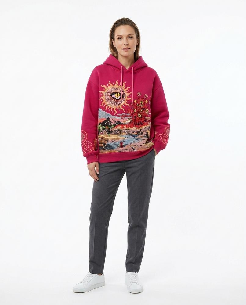 Nord Wear - Kozes | Jacquard Knit Oversized Hoodie Unisex