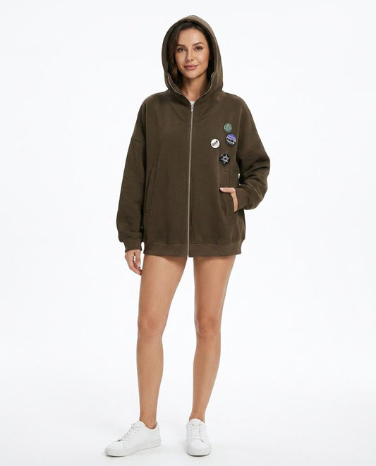 Nord Wear - Mituv | Zip-Up Oversized Hoodie Women
