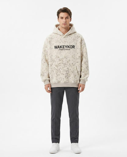 Nord Wear - Aozid | Marbled Printed Hoodie Unisex