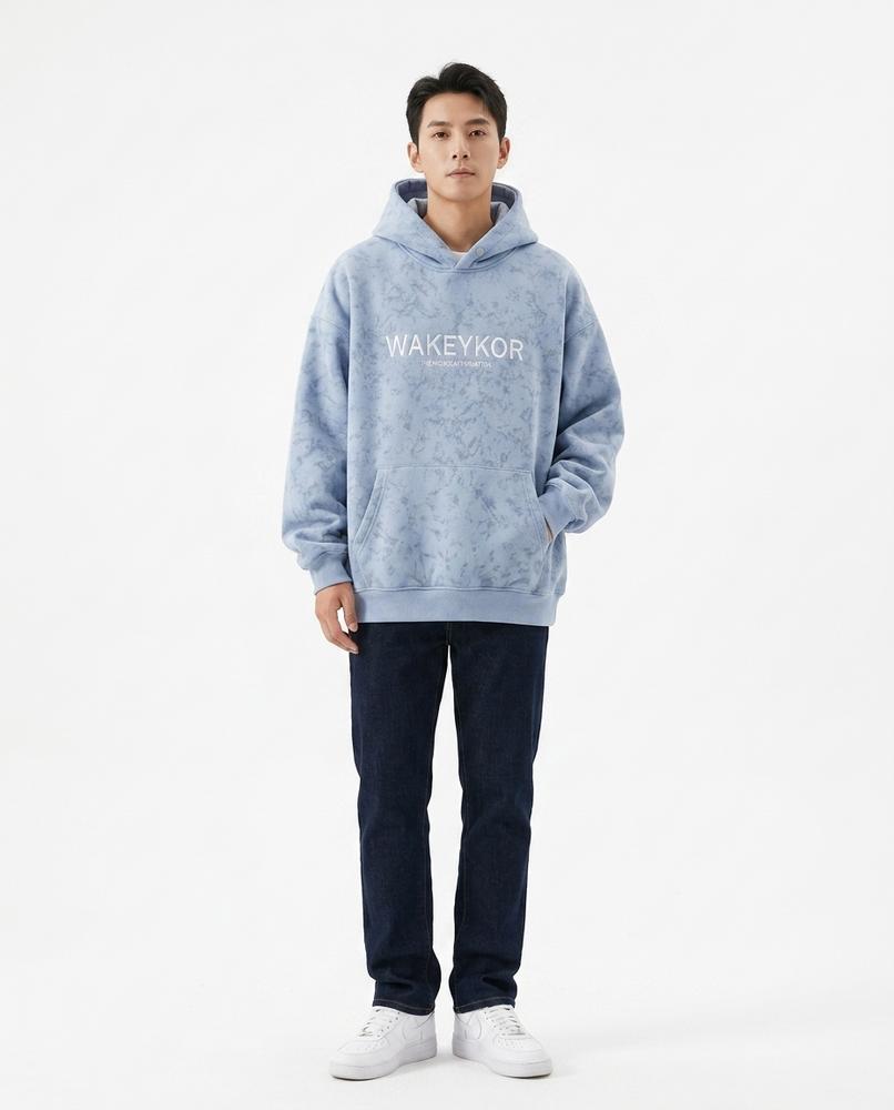 Nord Wear - Aozid | Marbled Printed Hoodie Unisex