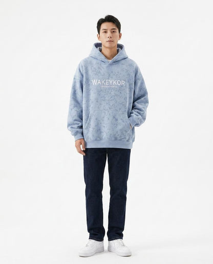 Nord Wear - Aozid | Marbled Printed Hoodie Unisex