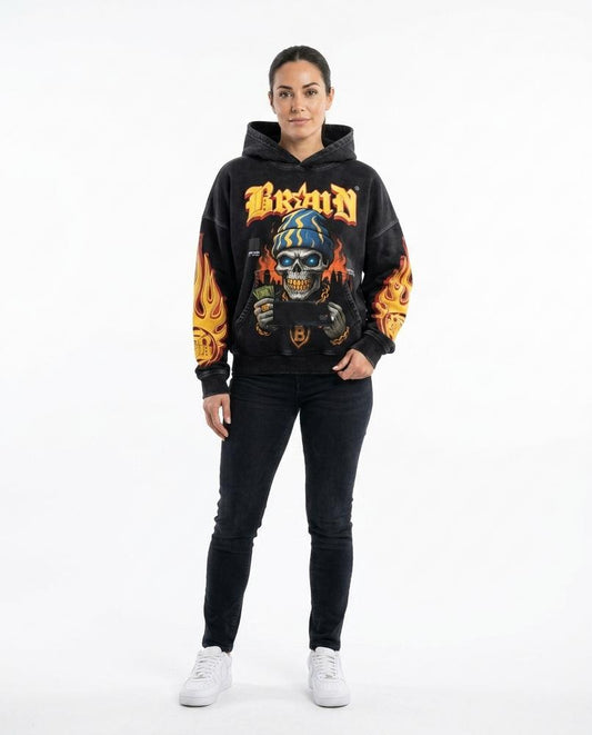 Nord Wear - Yupen | Printed Washed Hoodie Unisex