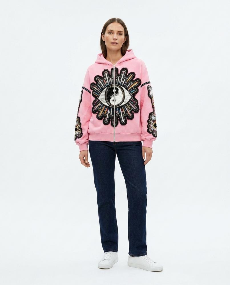 Nord Wear - Rowir | Zip-Up Beaded Hoodie Women