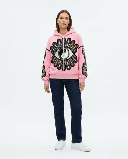 Nord Wear - Rowir | Zip-Up Beaded Hoodie Women