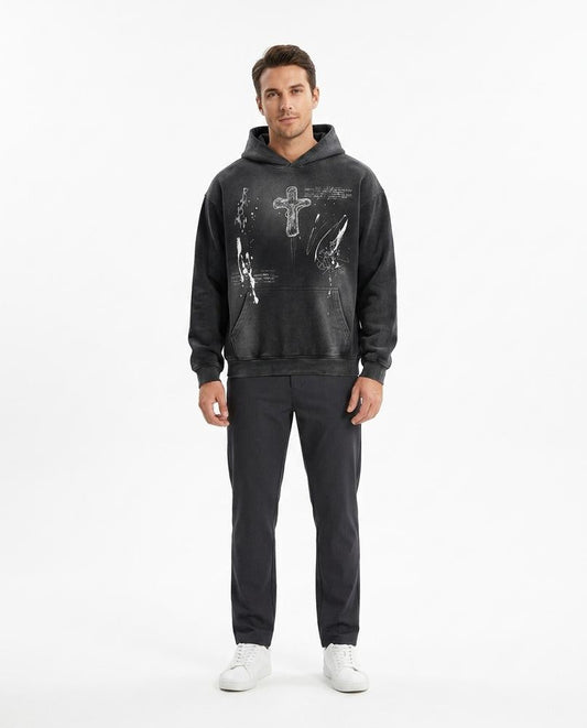 Nord Wear - Muban | Washed Graphic-Print Hoodie Men
