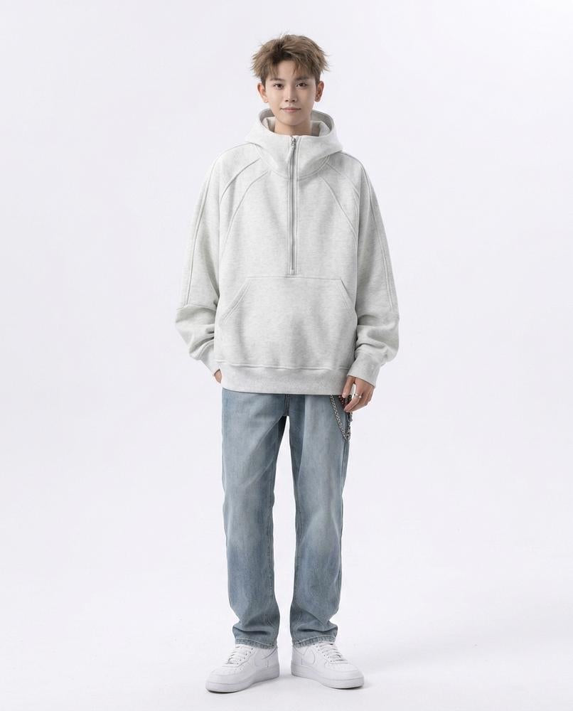 Nord Wear - Cohes | Half-Zip Oversized Hoodie Unisex