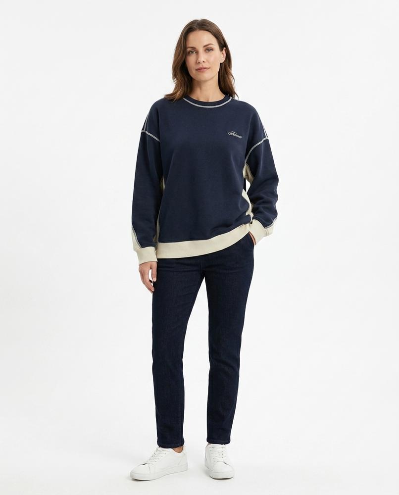 Nord Wear - Aoser | Two-Tone Embroidered Sweatshirt Women