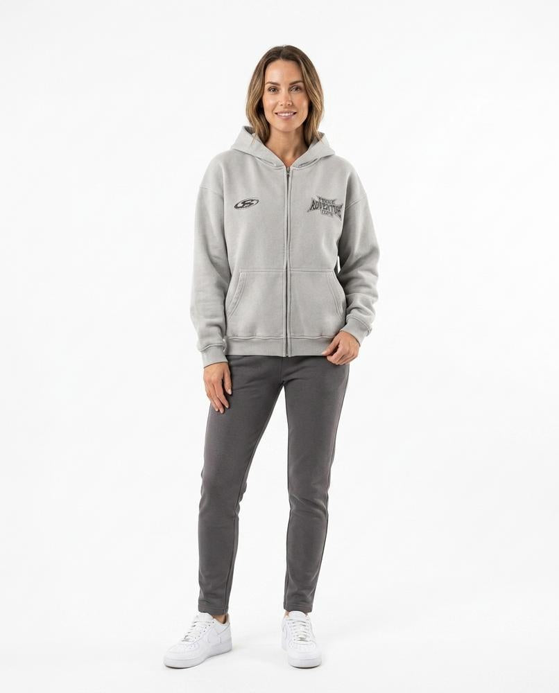 Nord Wear - Mimal | Zip-Up Washed Hoodie Unisex