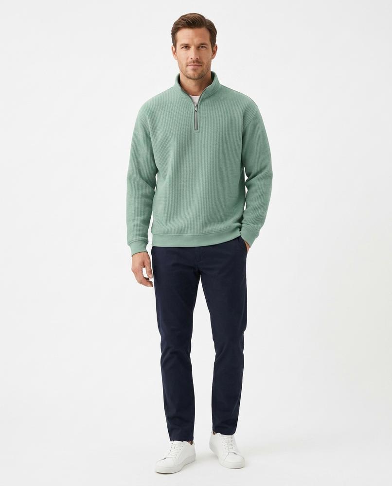 Nord Wear - Kesos | Waffle-Knit Half-Zip Sweater Men