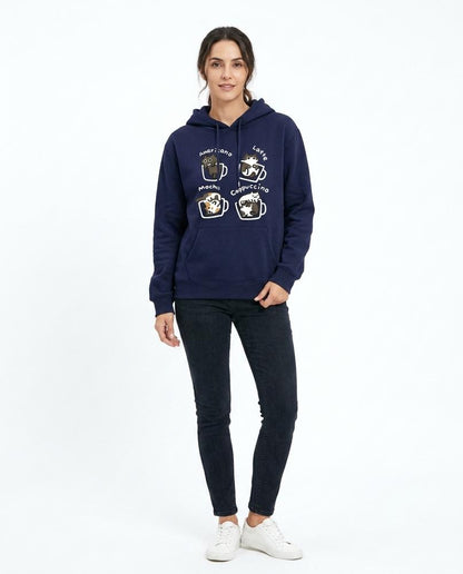 Nord Wear - Kikad | Printed Kangaroo Pocket Hoodie Women