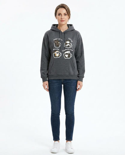 Nord Wear - Kikad | Printed Kangaroo Pocket Hoodie Women
