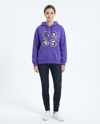 Nord Wear - Kikad | Printed Kangaroo Pocket Hoodie Women