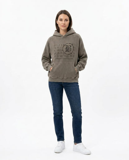 Nord Wear - Nohor | Washed Printed Hoodie Unisex