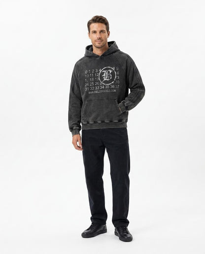 Nord Wear - Nohor | Washed Printed Hoodie Unisex