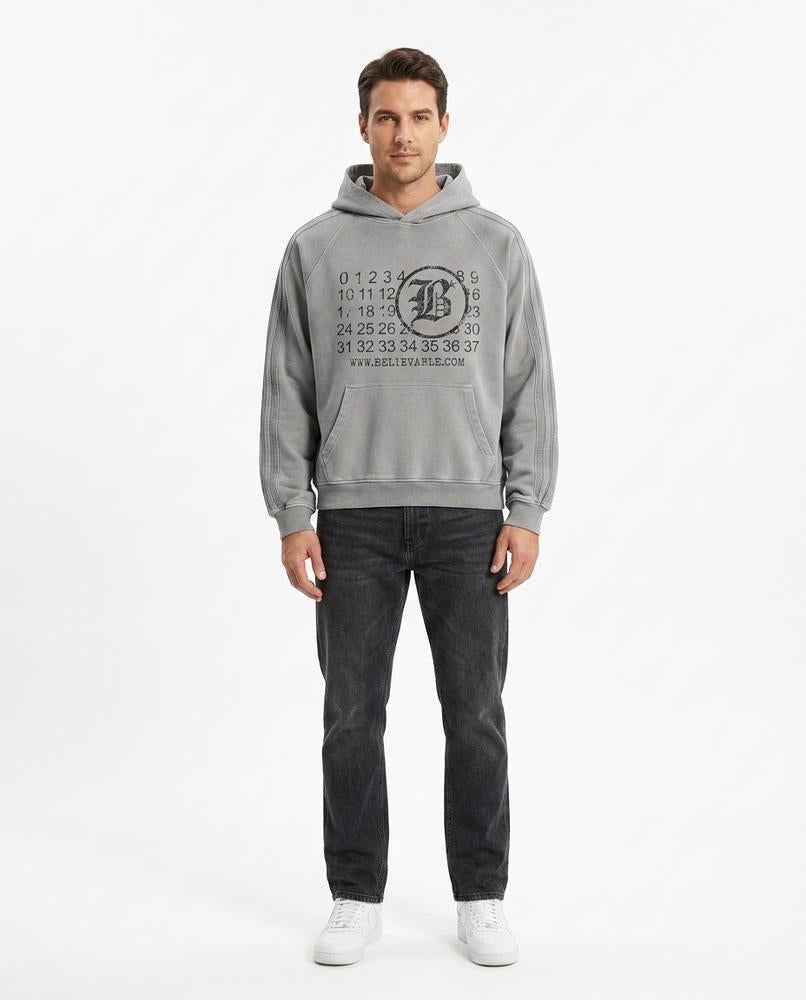 Nord Wear - Nohor | Washed Printed Hoodie Unisex