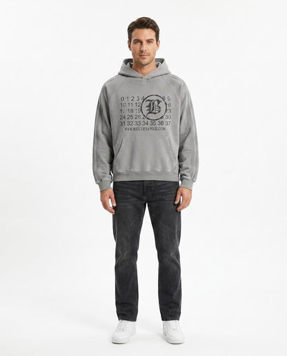 Nord Wear - Nohor | Washed Printed Hoodie Unisex
