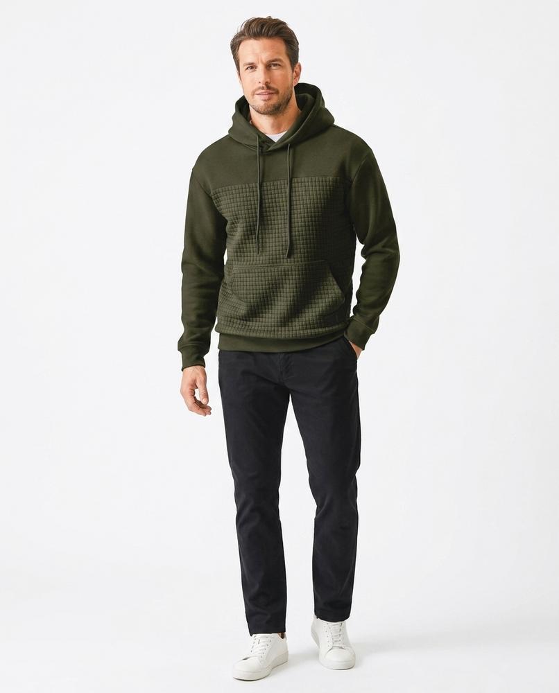 Nord Wear - Serat | Quilted Panelled Hoodie Men