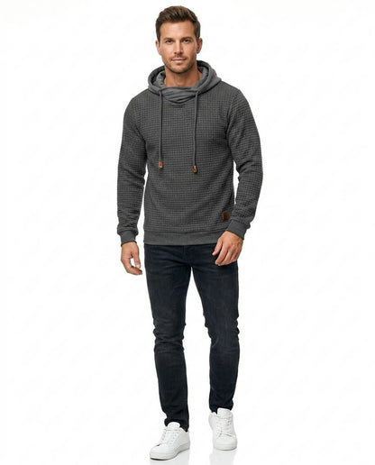 Nord Wear - Aivit | Textured High-Neck Hoodie Men