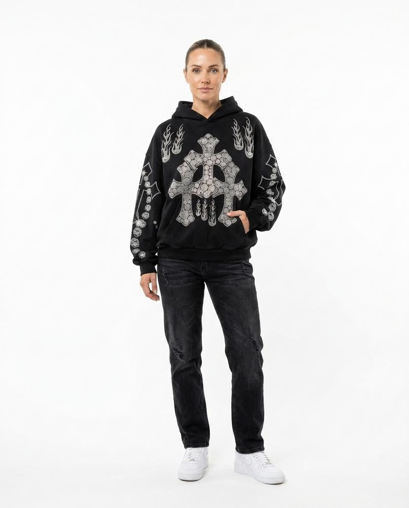 Nord Wear - Mizul | Embellished Relaxed Fit Hoodie Unisex