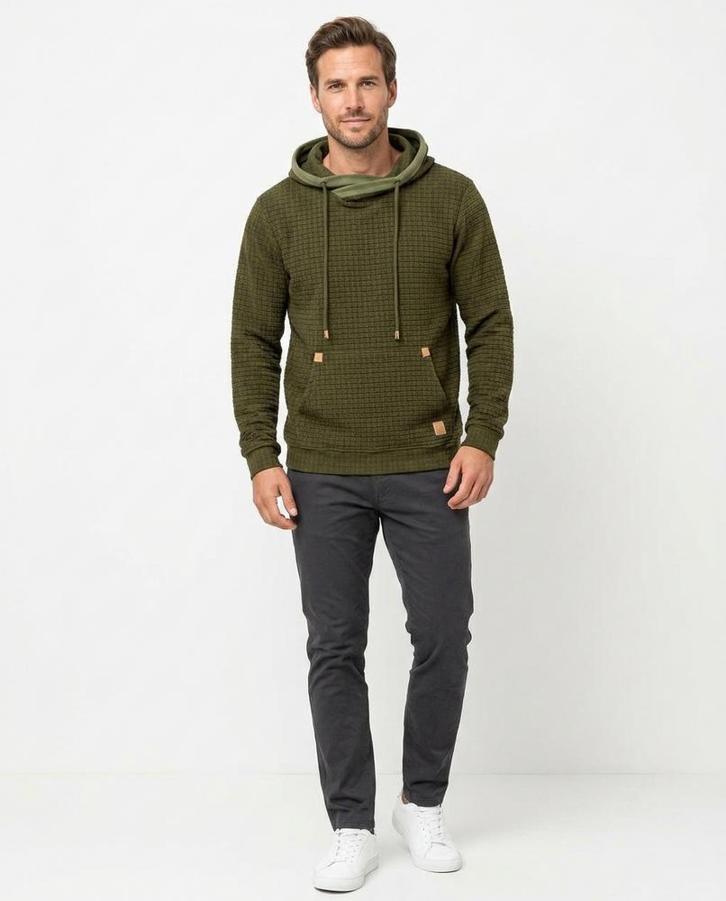 Nord Wear - Aivit | Textured High-Neck Hoodie Men