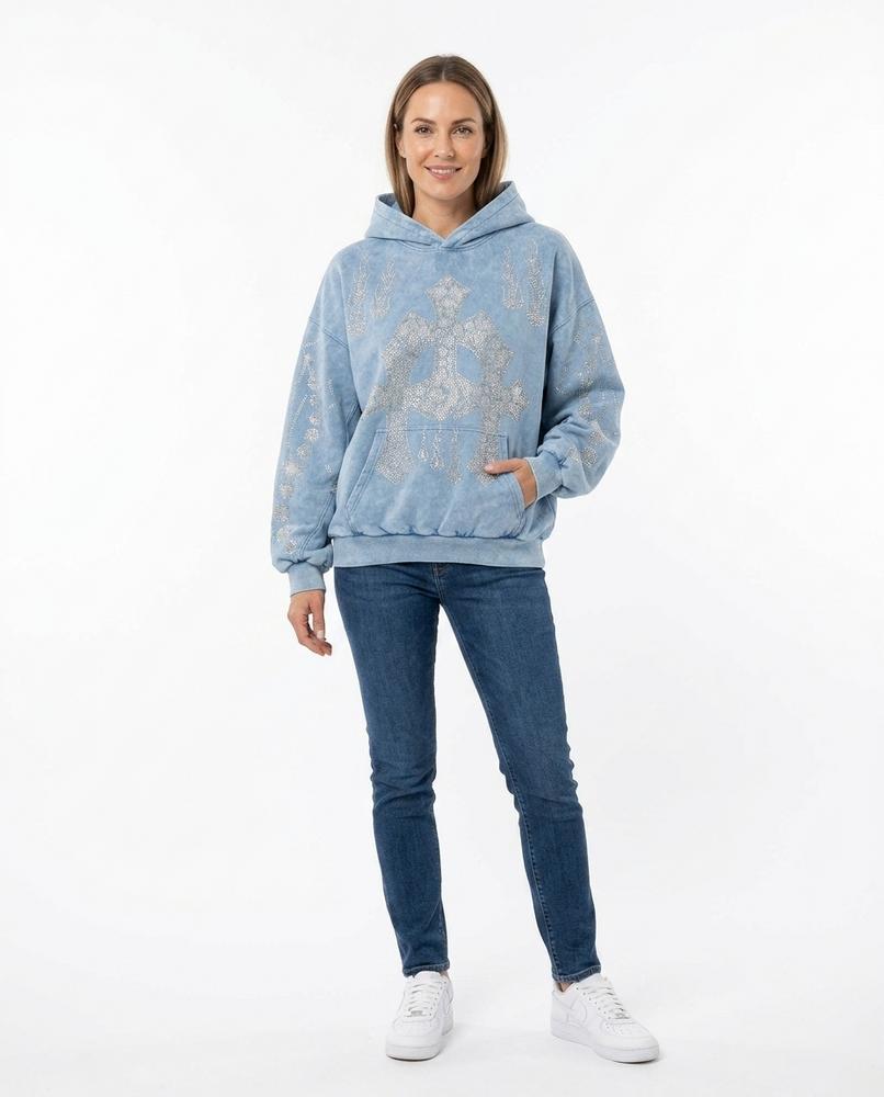 Nord Wear - Mizul | Embellished Relaxed Fit Hoodie Unisex
