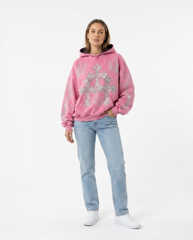 Nord Wear - Mizul | Embellished Relaxed Fit Hoodie Unisex