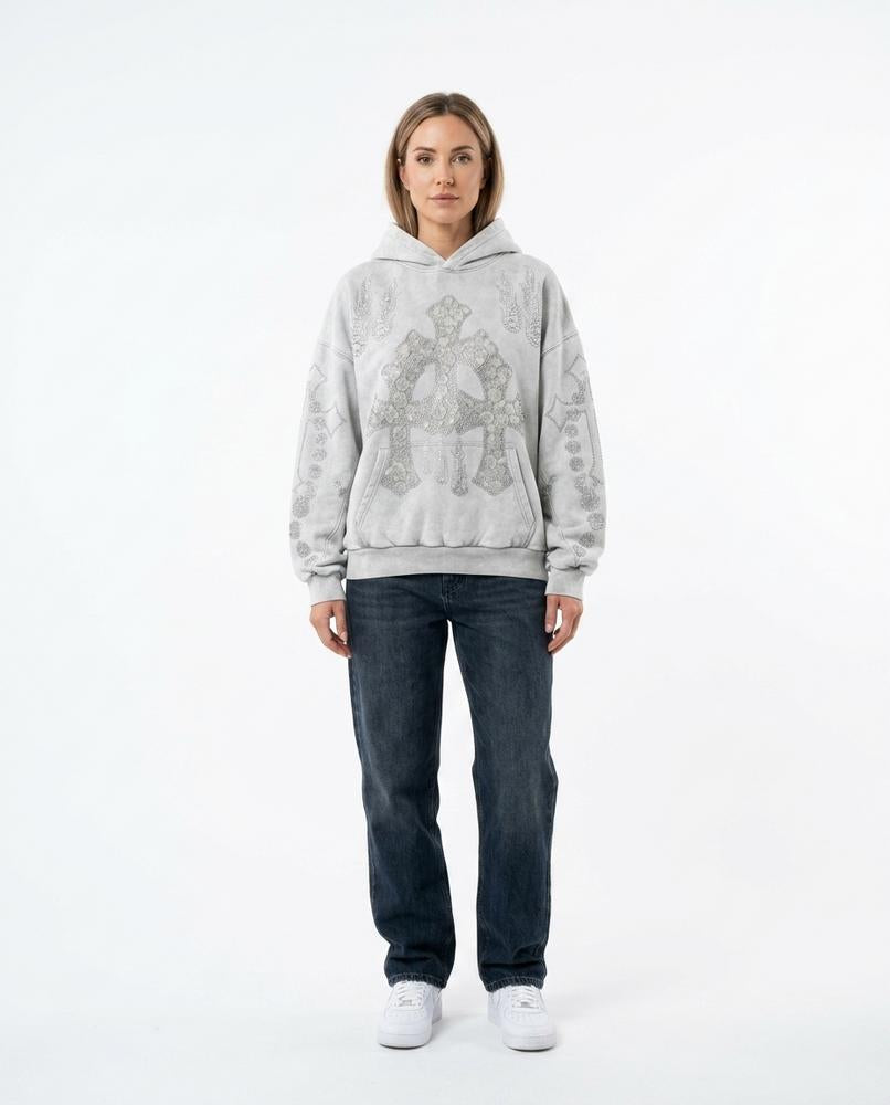 Nord Wear - Mizul | Embellished Relaxed Fit Hoodie Unisex