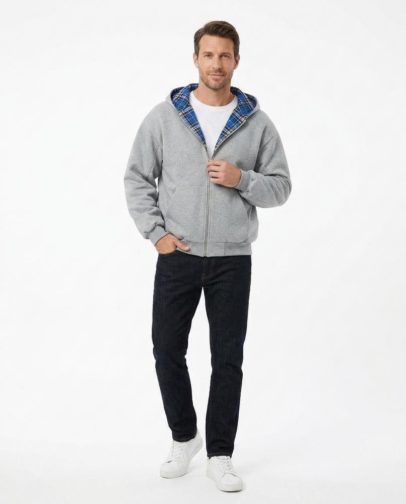 Nord Wear - Nusal | Zip-Up Plaid-Lined Hoodie Women