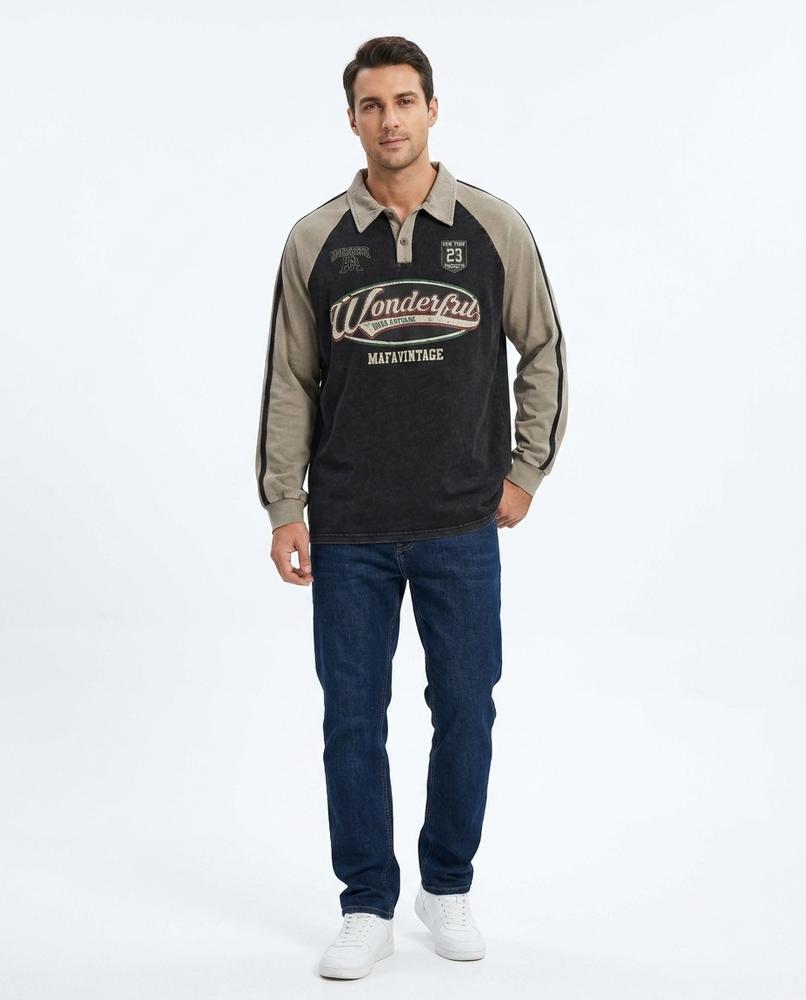 Nord Wear - Eonim | Long-Sleeved Color-Block Shirt Men