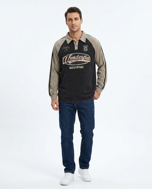 Nord Wear - Eonim | Long-Sleeved Color-Block Shirt Men