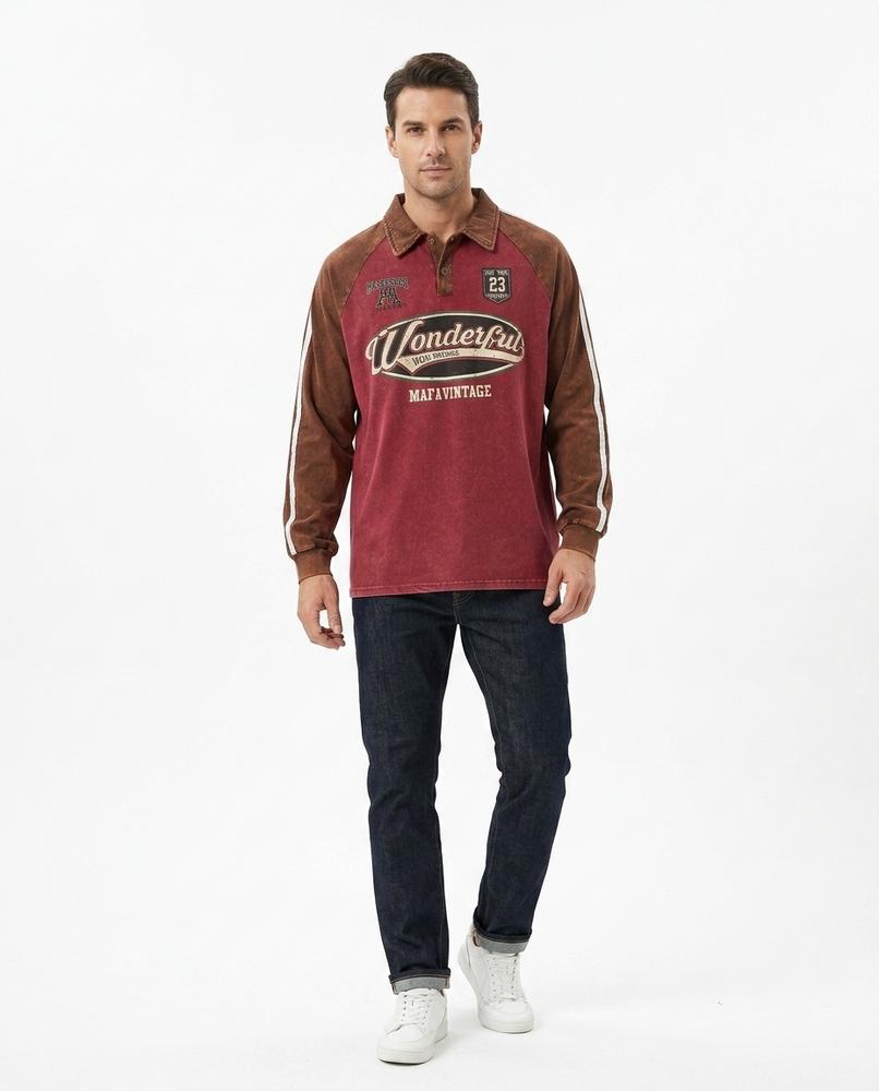 Nord Wear - Eonim | Long-Sleeved Color-Block Shirt Men
