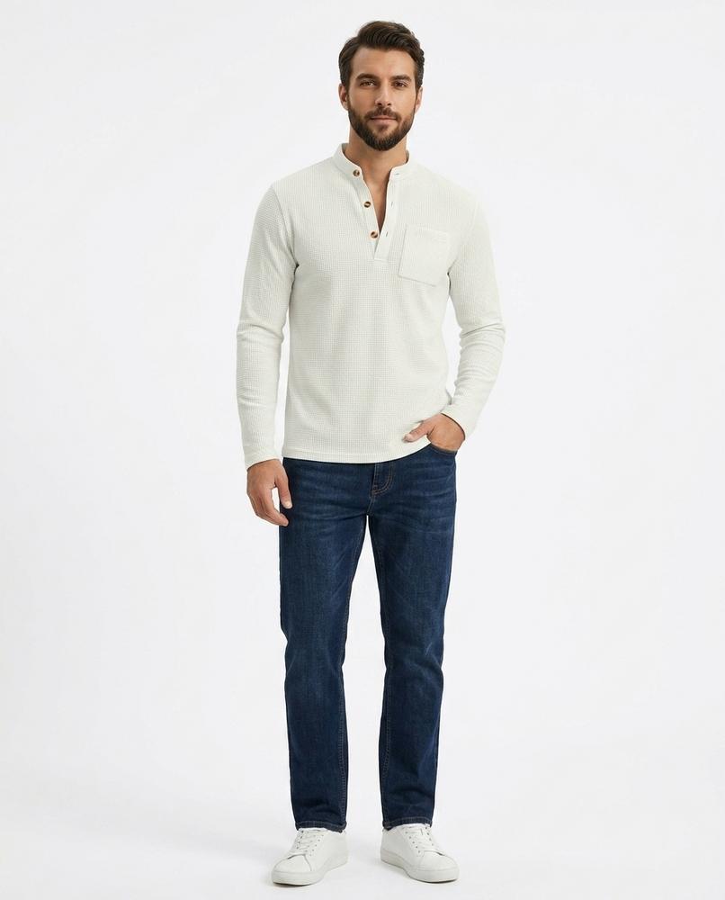 Nord Wear - Aoben | Waffle-Knit Stand-Collar Shirt Men