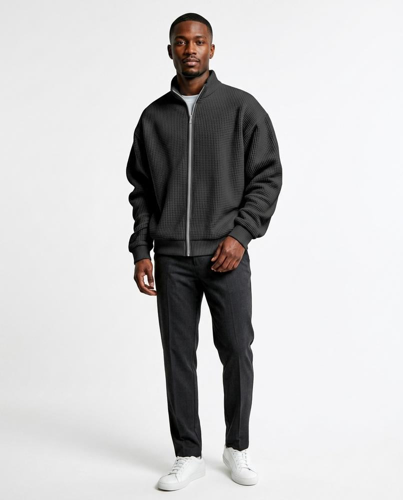 Nord Wear - Nerok | Waffle-Knit Zip-Up Jacket Men
